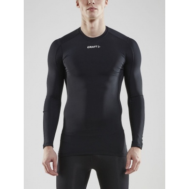 Craft Compression Long Sleeve Shirt (tight fit) Pro Control Underwear black Men